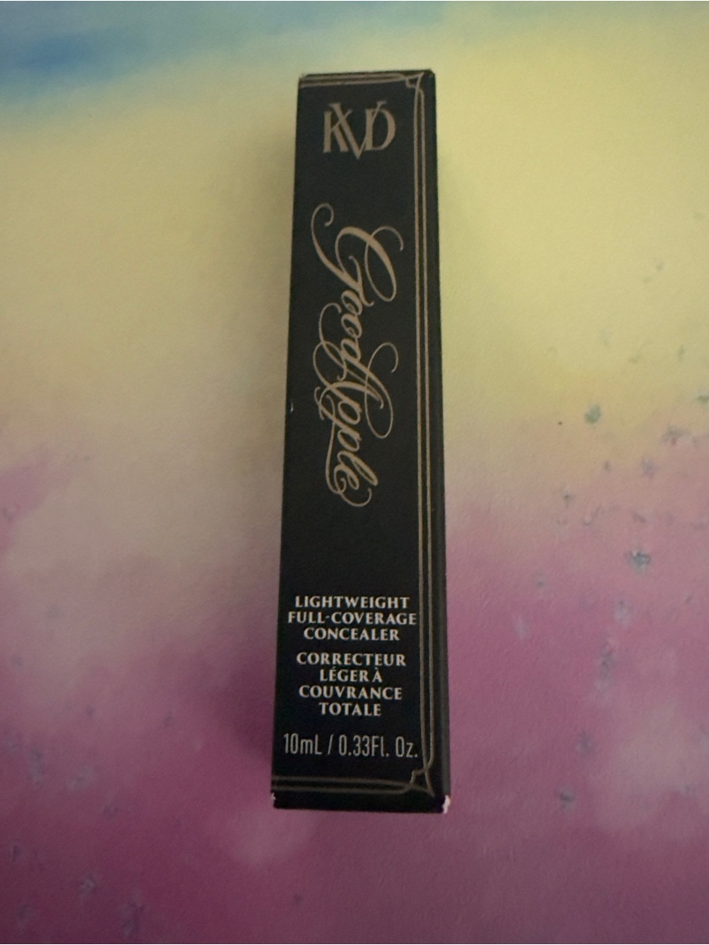Kat Von D KVD Good Apple Lightweight Full Coverage Concealer 10ml - Tan 158.
•
